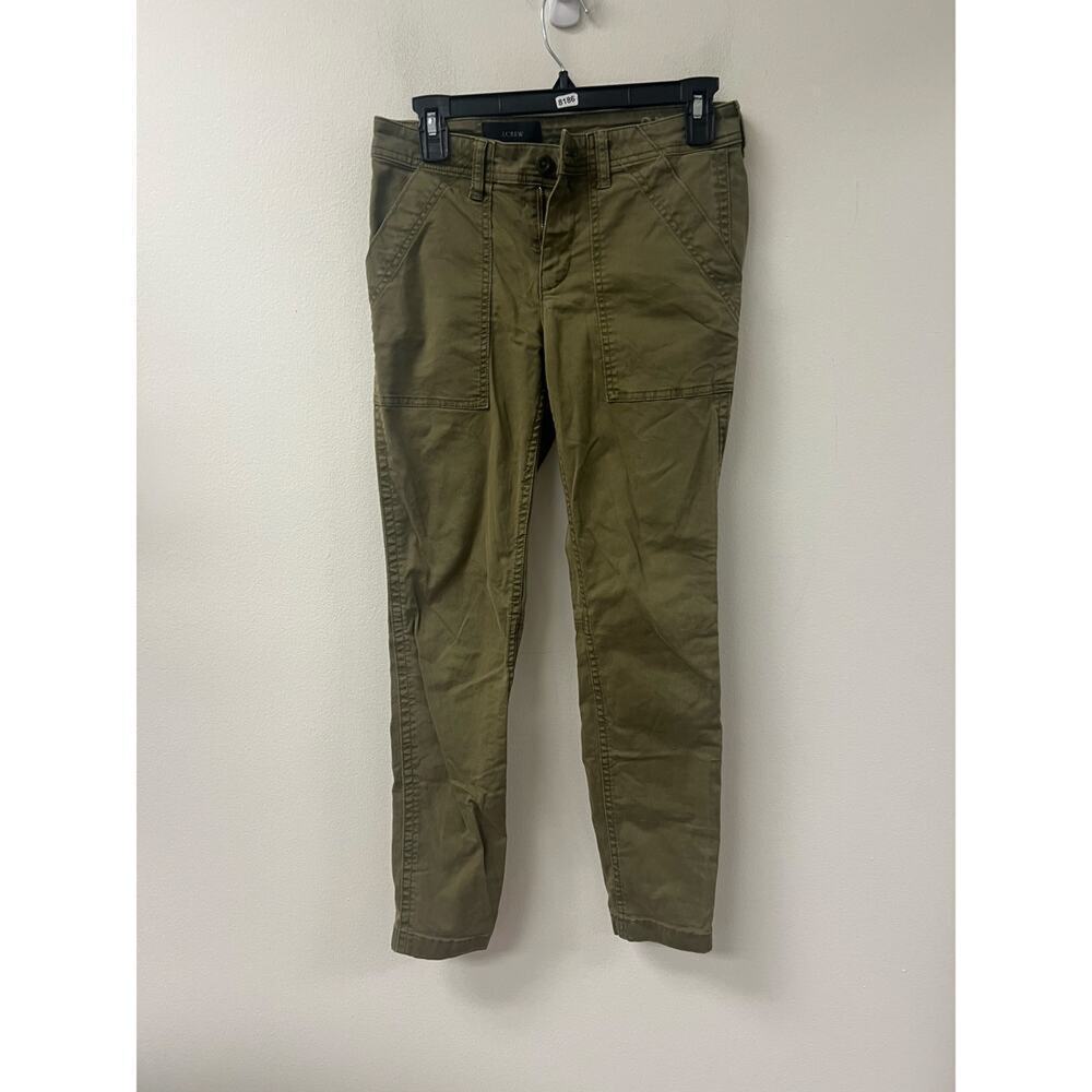 J Crew Green Skinny Jeans Size 25